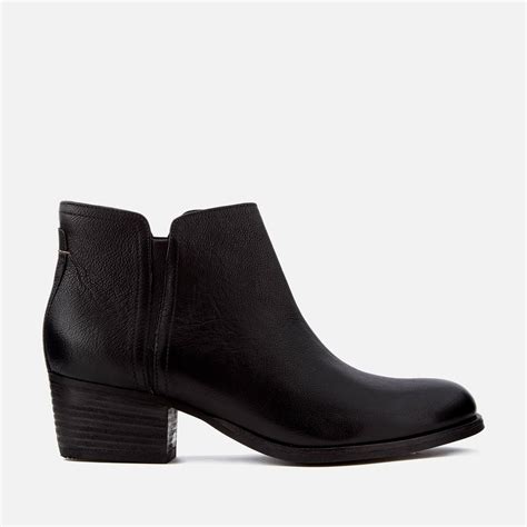 clarks ladies black boots|More.